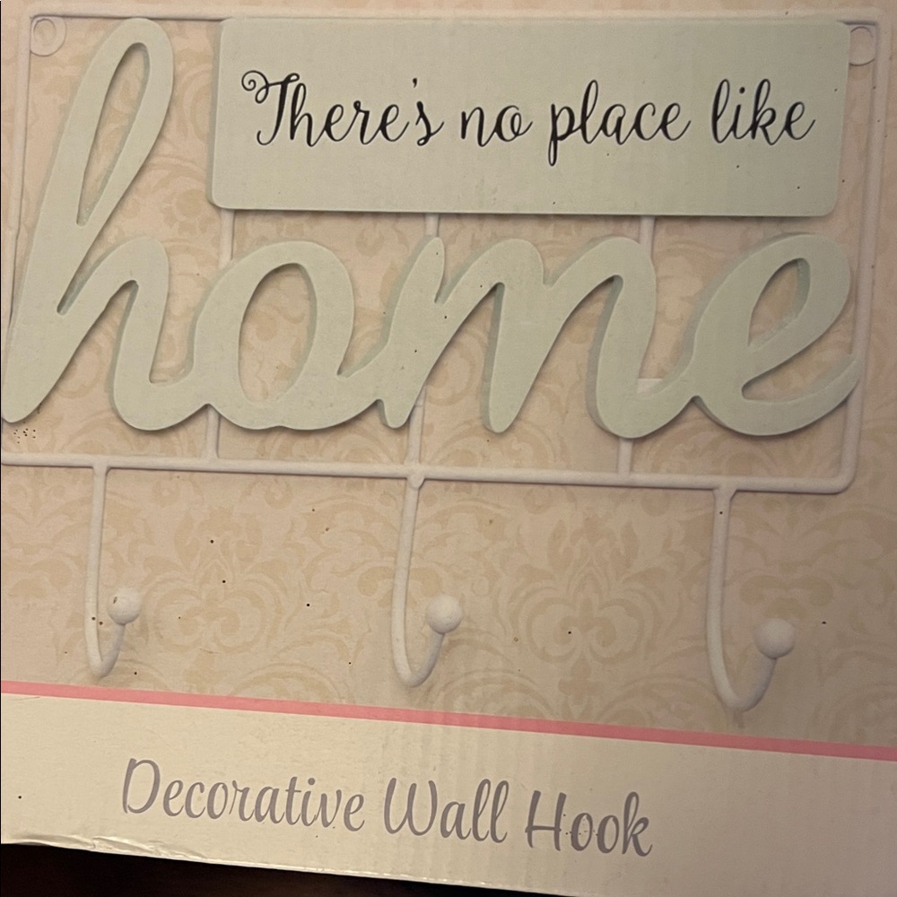 Essentials Cream 'Home' Wall Hook - Picture 2 of 4